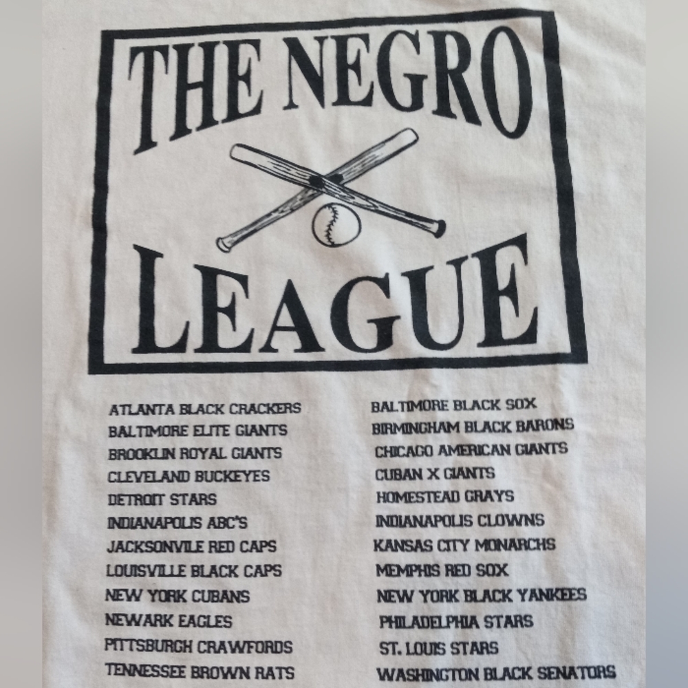 "negro league" short sleeve tee-shirt